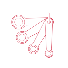 Objects Baking Tools Ikea Vardagen Measuring Spoon Set Contour Svg Vector, Free Vectors File